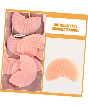 ibasenice 72 Pcs Imitation Chocolate Chips Simulated Chocolate Decor Chocolate Bar Maker Chocolate Models Interesting Chocolate Model Multi-Function Chocolate Model Food Artificial Pink PVC - Buy Online on SooperMarket.com