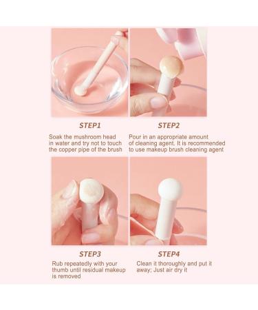 Teksome Mushroom Brush Soft Mushroom Makeup Sponge Puff - Sponge Powder Brushes Round Nose Contour Puff Brightening Concealer Brush for Eyelid Women Nose - Buy Online on SooperMarket.com