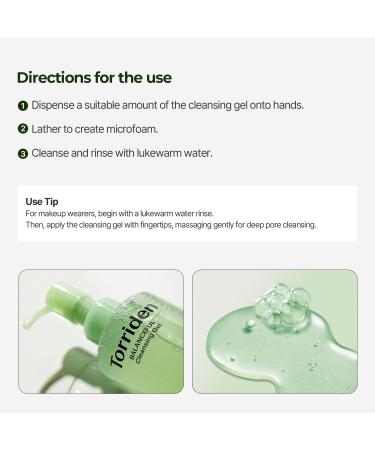 Buy Torriden BALANCEFUL Cica Cleansing Gel 6.76 fl. oz. Soothing Daily Facial Cleanser with 5 Centella Asiatica Extracts Hydrate and Calm Your Skin International Shipping Available - Buy Online on SooperMarket.com