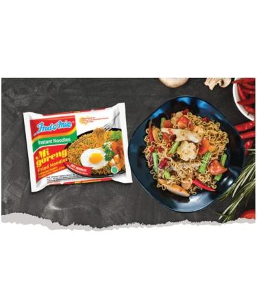 Indomie Mi Goreng Fried Instant Noodles 85g X 40 Packs Original Imported Indonesian Indomie Noodles - Authentic Sweet And Spicy Indonesian Noodles Imported By Vabe UK - Buy Online on SooperMarket.com