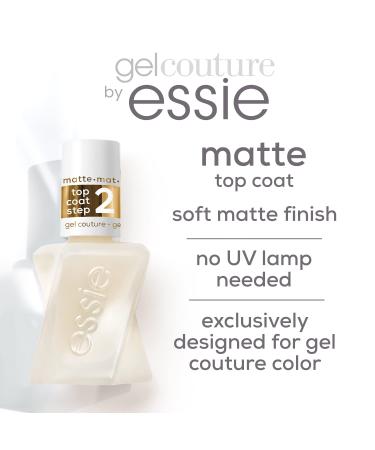 Essie Gel Couture Long-Lasting Matte Top Coat 0.46 fl oz - 8-Free Vegan Formula - Buy Online on SooperMarket.com