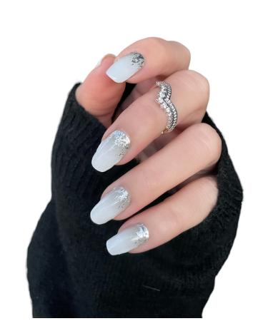 Zaubern gel4Home nail foils 16 pieces nail wraps (BB Metallic grey)