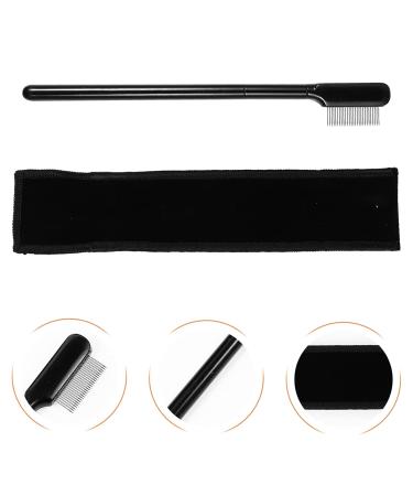 Didiseaon Eyelash Comb & Eyebrow Brush Set - Metal Brow Separator & Trimming Tool in Cloth Bag | Perfect for Eyelash & Brow Beauty - Buy Online on SooperMarket.com