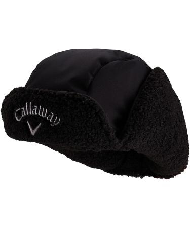 Callaway Men's Black Thermal Bomber Hat - Stay Warm in Style - Buy Online on SooperMarket.com