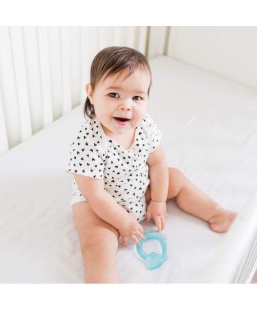 Green Sprouts Cool Nature Teethers 2-Pack - Yellow & Aqua for 3+ Months - Buy Online on SooperMarket.com