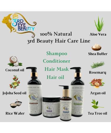 All-Natural Vegan Hair Conditioner | Sulfate & Silicone Free with Argan Oil Tea Tree Oil Aloe Vera & Rice Water | International Shipping - Buy Online on SooperMarket.com
