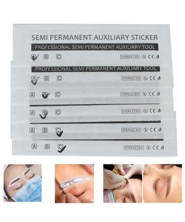 Eyebrow Grooming Stencil Stickers + Pencil Brush Guide for Beginners - Waterproof & Long Lasting Makeup Aid - Buy Online on SooperMarket.com