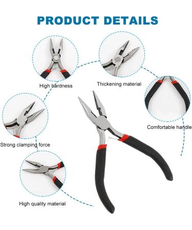 Precision Wire Cutters Small Side Cutters Heavy Duty Flush Cutters Pliers Wire Pliers Floral Wire Cutters Tools for Crafts Jewelry (Black) - Buy Online on SooperMarket.com