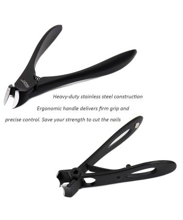 SZQHT Professional Toe Nail Clippers - Cuticle for Ingrown Fingernails - Manicure & Pedicure Kit for Elder - Thick Nails Care - Buy Online on SooperMarket.com