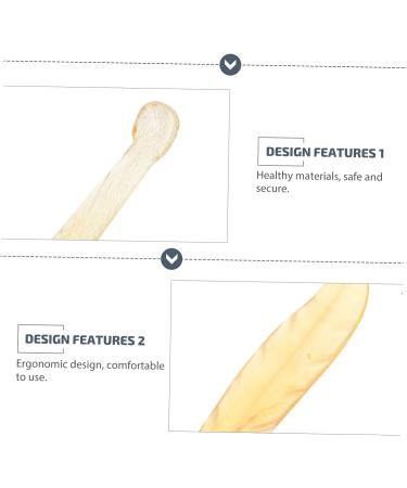 Healvian 2 Pcs Croissant Ear Pick: Ear Cleaning Tools, Travel Ear Plugs Wood Tools, Earwax Removal Swab, Cerumen Spoon, Ear Wax Removal Tool - 11.3x1.1x0.2cm - Buy Online on SooperMarket.com