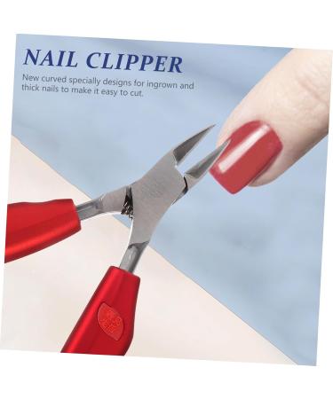 HAPINARY Beauty Accessories Hawk Mouth Pliers Mouse Halloween Girl Cuticle Spray Talcum Pedicure Manicure Heavy Duty Manicure para Nail Handle Rubber and Plastic Red Clippers - Buy Online on SooperMarket.com