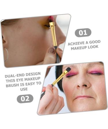 FOYTOKI 20pcs Double Ended Eyeshadow Brush Eye Makeup Tool Makeup Eye Brush Eye Shadow Brush for Makeup Eye Makeup Brush Makeup Brush for Women Precision Eyeshadow Brush Eye Makeup Kit - Buy Online on SooperMarket.com