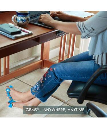 YogaToes Gems Toe Seperators - Sapphire Blue - Buy Online on SooperMarket.com