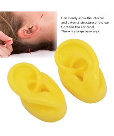 Kadimendium Reused Ear Mould 2PCS - Waterproof Silicone Ear Model for Acupuncture Practice - Buy Online on SooperMarket.com