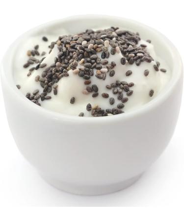 Cereausly Organic Black Chia Seeds - 4 Lb Bulk Pack | Non-GMO, Kosher, Gluten-Free, Vegan - Buy Online on SooperMarket.com