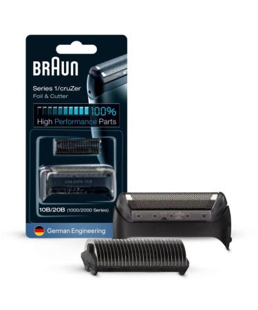 Braun Series 1 Shake head electric shaver replacement shear compatible with razor men Series 1 10b black 1 -pack shaving head 10b single