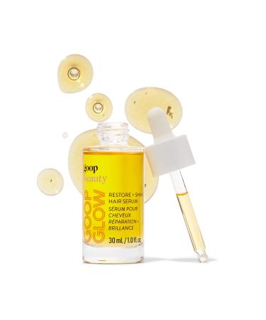 goop Beauty Hair Serum | Hair Moisturizer for Frizzy & Dry Hair | Vitamin C  Sea Buckthorn Oil  and Plumeria Monoi Oil | 1 fl oz | Hair Detangler to Help Shine & Texture | Paraben and Silicone Free 1 Fl Oz (Pack of 1)