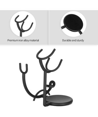 Modern Iron Alloy Shaving Brush & Razor Stand | Premium Home Grooming Essentials - International Shipping Available - Buy Online on SooperMarket.com