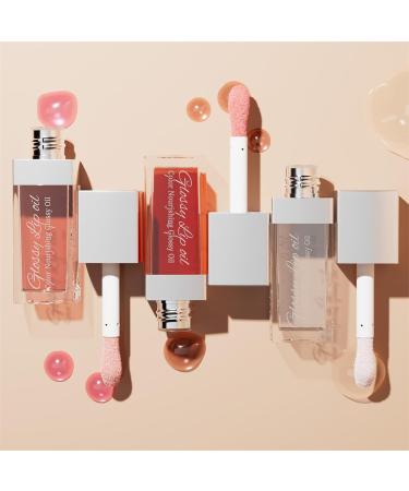 Lip Oil Moisturises and Gives Lipstick Plump and Plump Make-Up 8 ml Butterscotch Sweets (E One Size) 1 count (Pack of 1) E - Buy Online on SooperMarket.com