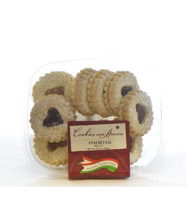 Cookies Con Amore Assorted Jelly Cookies, 12 OZ