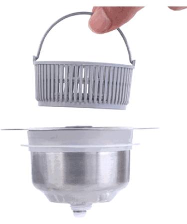 Kitchen Sink Drain Strainer Basket 3 In 1 Bathroom Sink Drain Strainer Hair Catches Sink Strainers With Large Wide Rims Sink Drain Cover - Buy Online on SooperMarket.com
