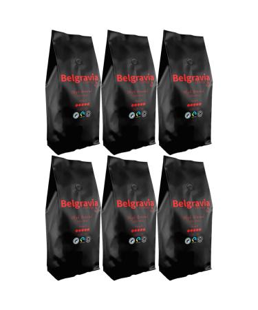 Belgravia Fairtrade Organic & RFA High-Ground Blend Coffee Beans 1kg (100% Arabica) (6)