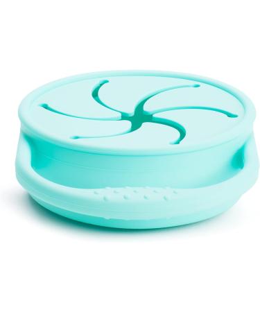 Munchkin C'est Silicone Baby Weaning Pot | Collapsible Snack Catcher & Food Storage Container - Mint - Buy Online on SooperMarket.com