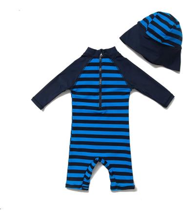 BONVERANO Baby Boys Swimsuit - Long Sleeve One Piece with UPF 50+ Sun Protection - Turtle Design - 9-12 Months - Buy Online on SooperMarket.com