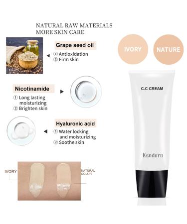 Ksndurn Color Nature Adjusting CC Cream | Self Adjusting for Mature Skin | 1 PC - Buy Online on SooperMarket.com