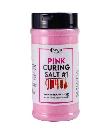 Curing Salt No.1. Quick Cure Premium Prague Powder XL 1.5 Pound Bottle by SPQR Seasonings