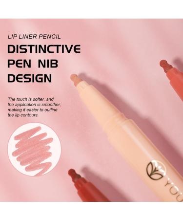 Shop Young Vision Gourd-Shaped Precision Liquid Lipstick & Lipliner - Nude Matte Shades | International Shipping Available - Buy Online on SooperMarket.com
