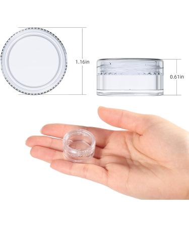 Pamiyo 60 pcs 5ml Clear Empty Cream Can - Transparent Crucible with Screw Cap for Lotion Mini Candles & Cosmetics - Buy Online on SooperMarket.com