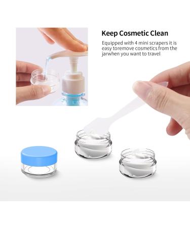 Pamiyo 60-Piece 5ml Clear Cosmetic Container Set - Travel Pots & Sample Glasses with Screw Caps for Creams Candles & More - Buy Online on SooperMarket.com