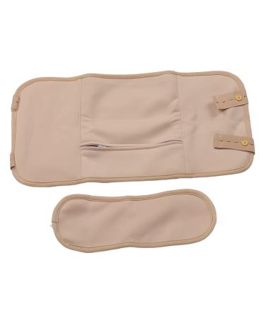 Castor oil pack reusable washable oil leakage prevention button Rieß oil waist -necked pack for neck relaxation liver detoxification skin color