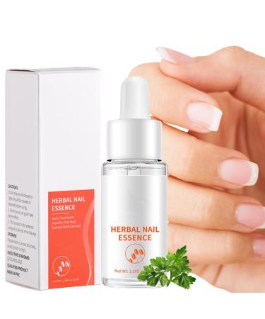 Organic Cuticle Nail Oil 30ml Vitamin B & E Essential Oil Moisturize with Convinient Dropper Design Nail Cuticles Oils Treatment Damaged Dry for Nail Care Repair Growth (Herbal)