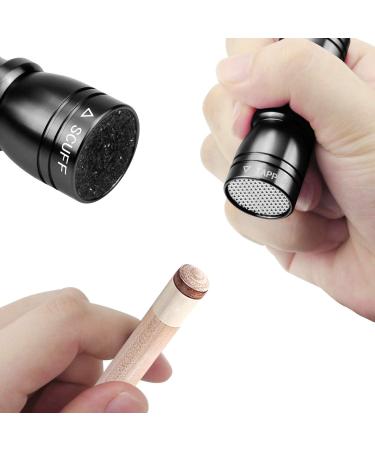 SelfTek 1Pc Snooker and Pool Cues Tips Bowtie 3 in 1 Tip Tool with Tapper Scuff and a Tips Pick black - Buy Online on SooperMarket.com