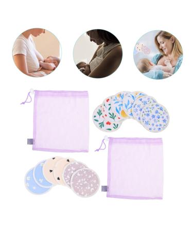 Buy Abaodam Reusable Breast Pads Set - Washable Anti-Galactorrhea Nursing Cushions for Women - Ideal for Breastfeeding Comfort - Buy Online on SooperMarket.com