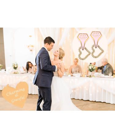 15 Pack Heart-Shaped Coil Hair Ties with Diamond-Shaped Card - Bridesmaid Gifts - Maid of Honor - Bachelorette Party - Wedding Guests (Champagne) - Buy Online on SooperMarket.com