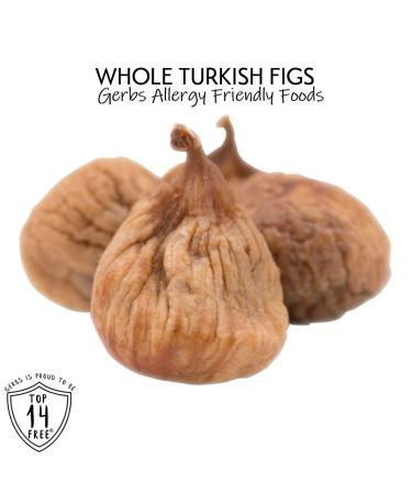 GERBS Dried Whole Figs 2 LBS | Allergy Friendly | Sulfur Dioxide Free | Vitamin C Boost | Gluten & Peanut Free - Buy Online on SooperMarket.com