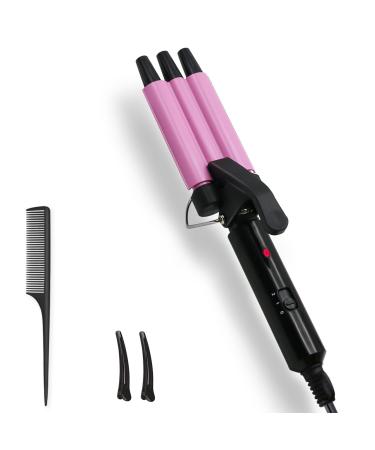 Newest Mini Hair Crimper 2 Adjustable Temperature janelove 1/2 Inch Beach Waves Curling Iron Hair Waver for Short & Medium Hair Home and Travel Friendly Crimper Hair Tool Dual Voltage