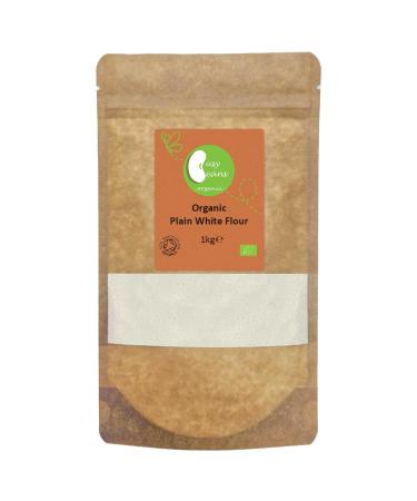 Organic Plain White Flour | Certified Organic | by Busy Beans Organic (1kg)
