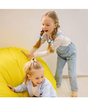 40 Pieces Baby Girls Hair Loops with Elastic Ties | Seamless Soft Ponytail Holders - Cute Hair Accessories for Kids - Buy Online on SooperMarket.com