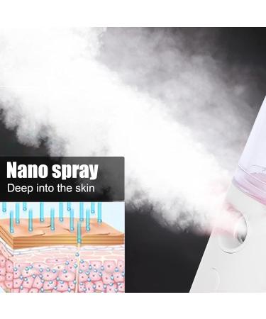 Handy Mist Sprayer Cute cartoon animal portable facial mist sprayer home office moisturizing spray USB Rechargeable Moisturizing Skin Care(White) - Buy Online on SooperMarket.com
