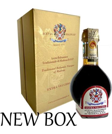 Tradizional Balsamic Vinegar of Modena PDO - 25 Years Old + Tic doser + Recipes Book- Acetaia Malpighi  - Buy Online on SooperMarket.com