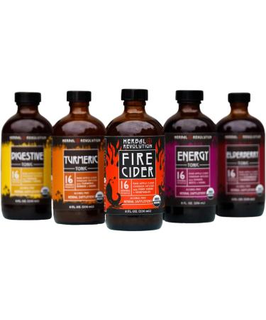Herbal Revolution Organic Fire Tonic 8 oz - Natural Immune Support - Buy Online on SooperMarket.com