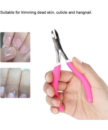 Stainless Steel Nail Cutter for Strong Nails and Cuticles - Black Manicure Tool - Buy Online on SooperMarket.com
