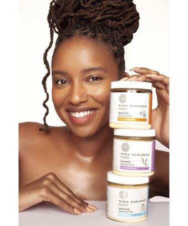 Shea Radiance Whipped Shea Butter (7oz) - Unscented with Colloidal Oatmeal & Rice Bran Oil for Soothing Moisture - Buy Online on SooperMarket.com