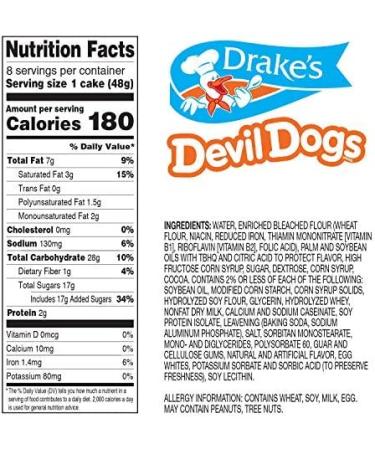 Drake's Devil Dogs 1.7 oz Snack Cakes - 4 Boxes | Delicious Treats for Snacking - Buy Online on SooperMarket.com