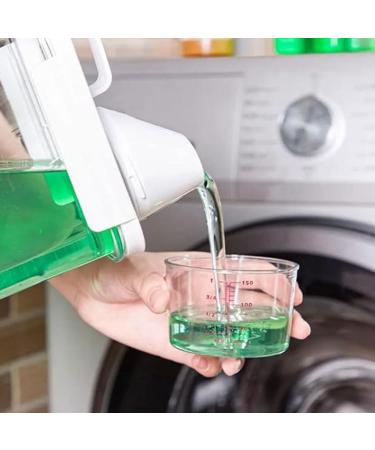 kawehiop Detergent Container Wide Application Easy to Clean and Reusable Large Capacity Plastic Transparent - Buy Online on SooperMarket.com