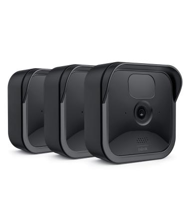 Blink Outdoor Camera Silicone Skin Cover, COOLWUFAN Anti-Scratch Protective Cover for All-New Blink Outdoor/Indoor  Wireless Camera System - Blink Outdoor Camera Best Accessories (Black (3 Packs))